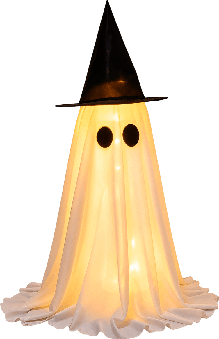 Set of 2 Halloween Ghost Lights