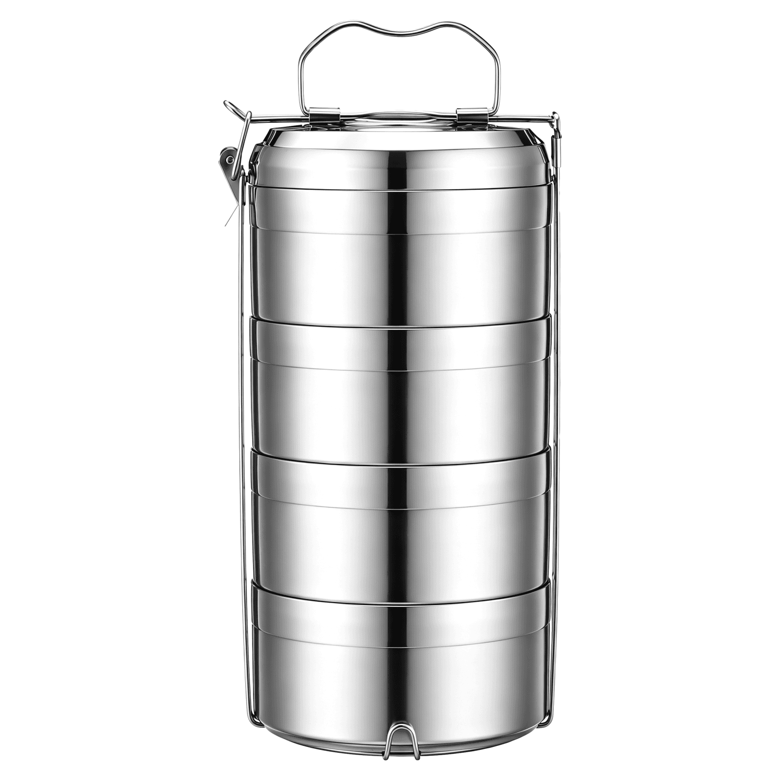 4-Tier Stainless Steel Bento Box