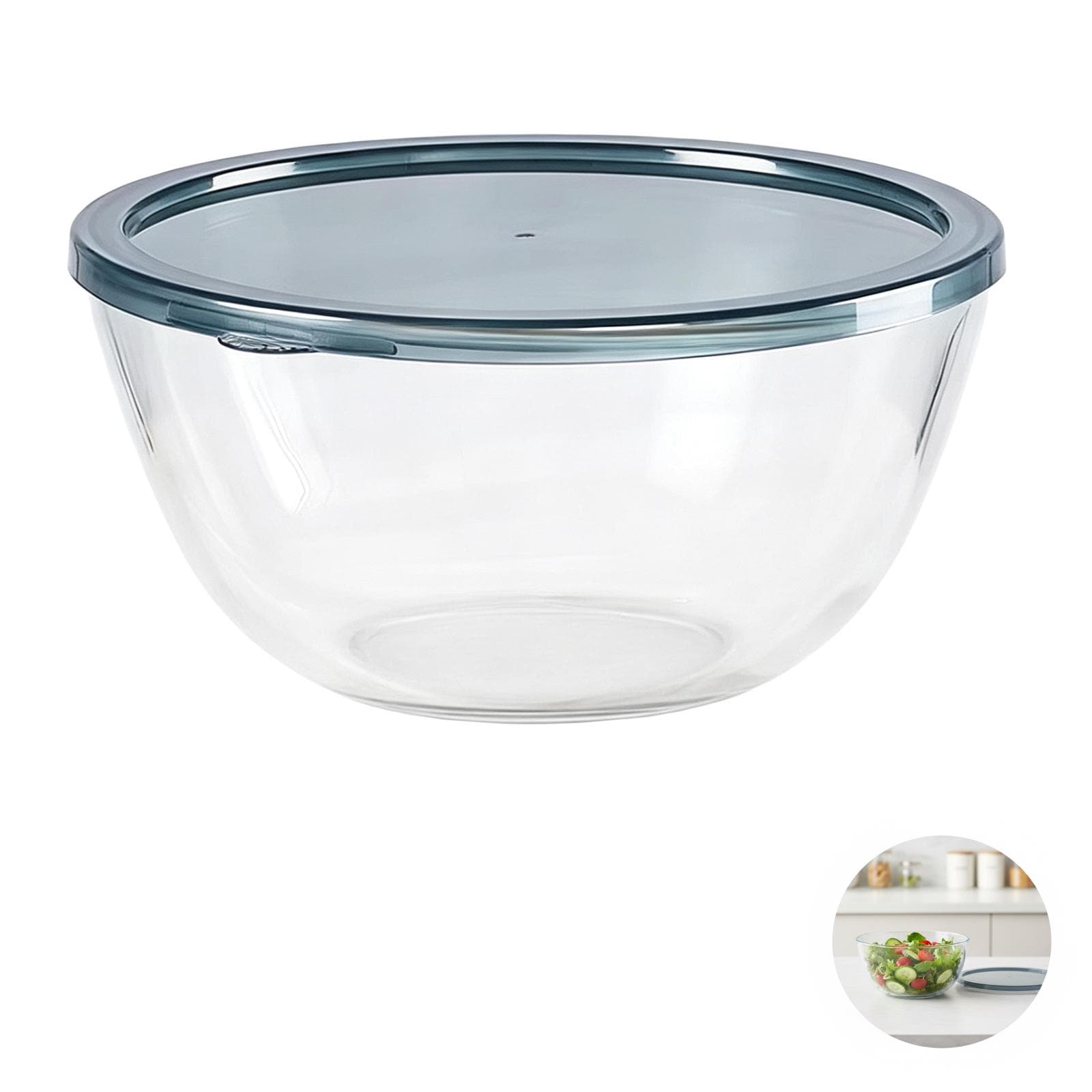 5 Quart Glass Mixing Bowl