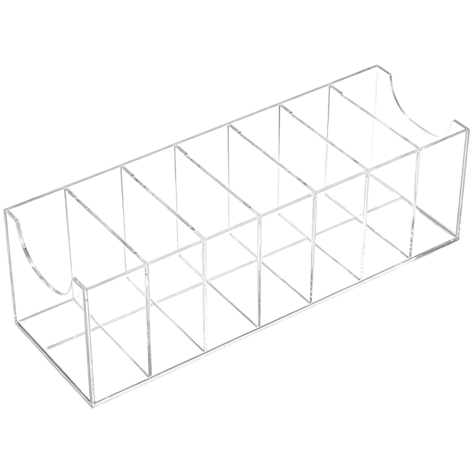 7-Compartment Acrylic Belt Organizer