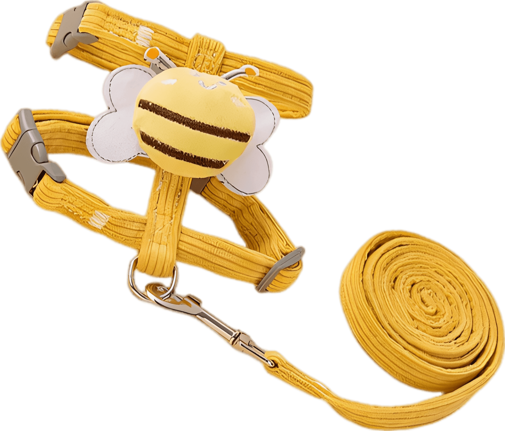 Bee Corduroy Dog Harness