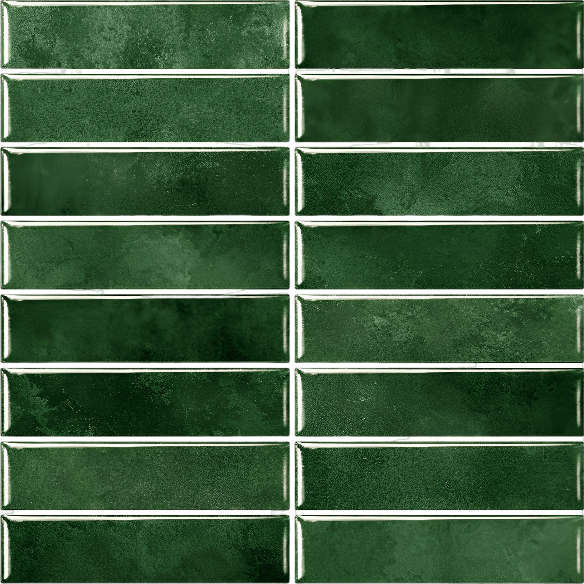 3D Gel Green Peel and Stick Subway Backsplash Tiles