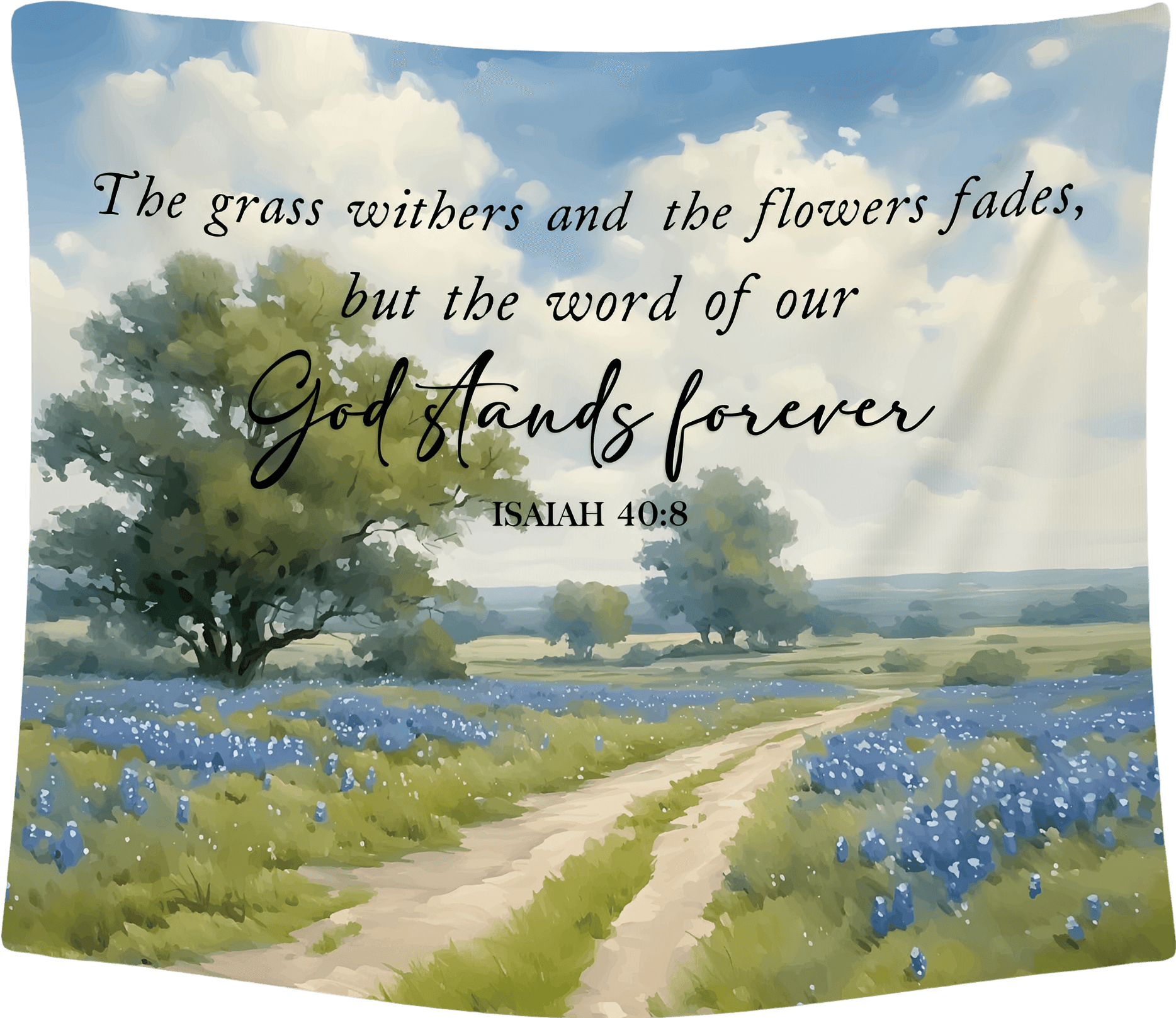 Scripture Meadow Tapestry