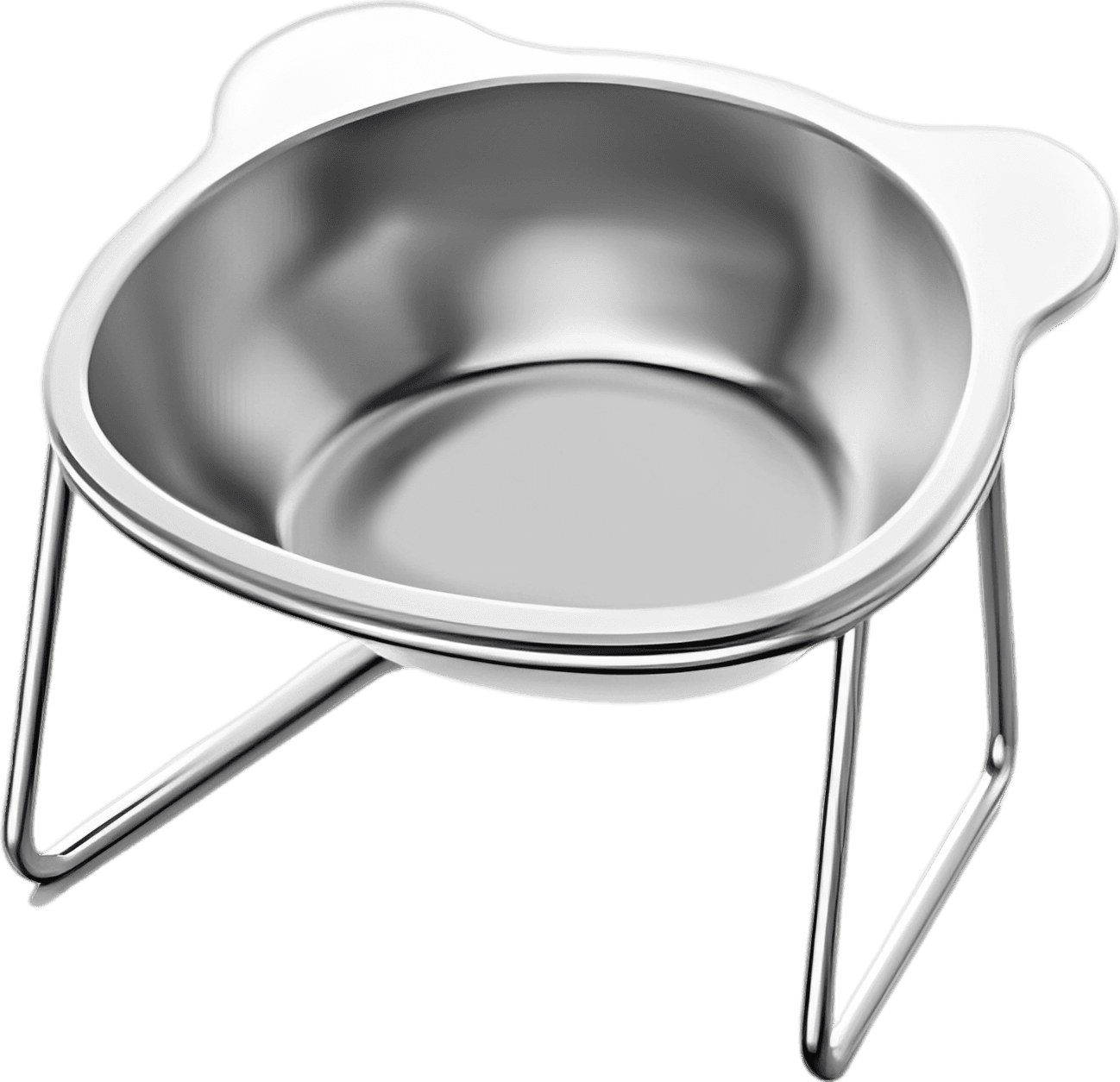 Elevated Stainless Steel Cat Bowls