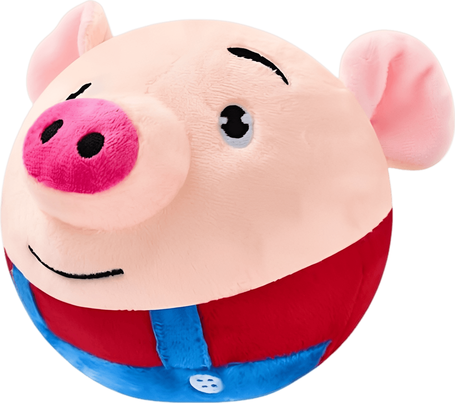 Interactive Bouncing Plush Pig Toy