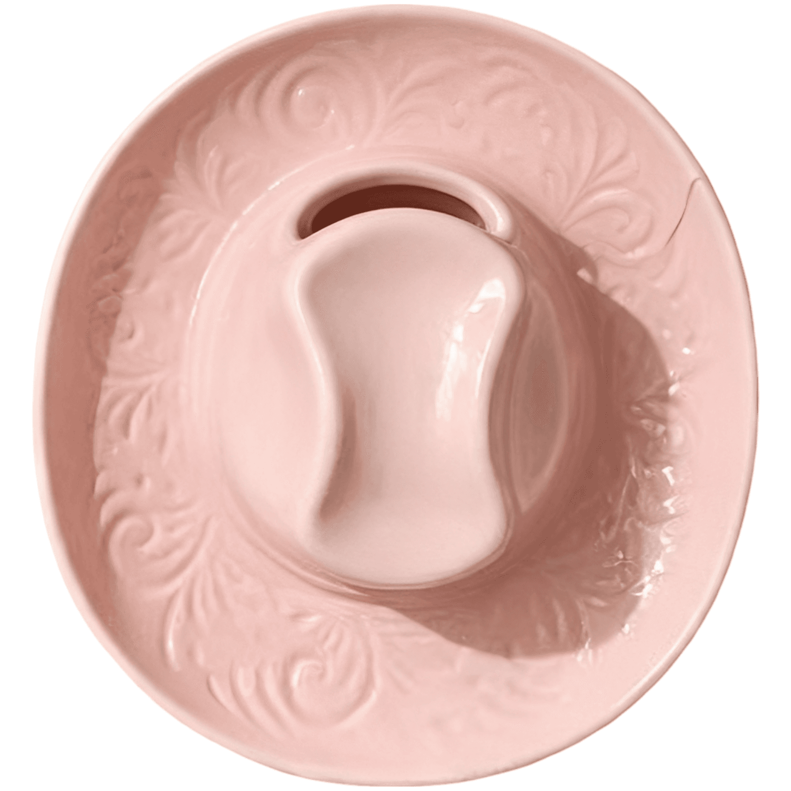 Pink Cowboy Hat Wall Vase