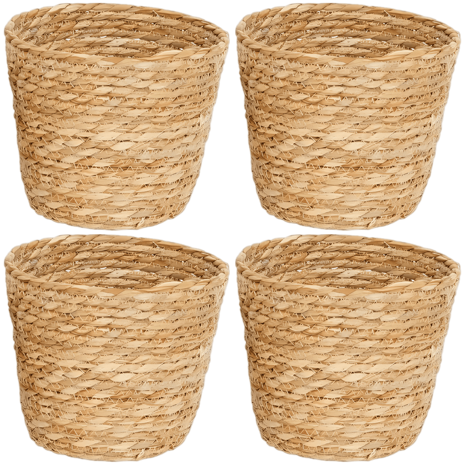 Natural Seagrass Woven Plant Baskets