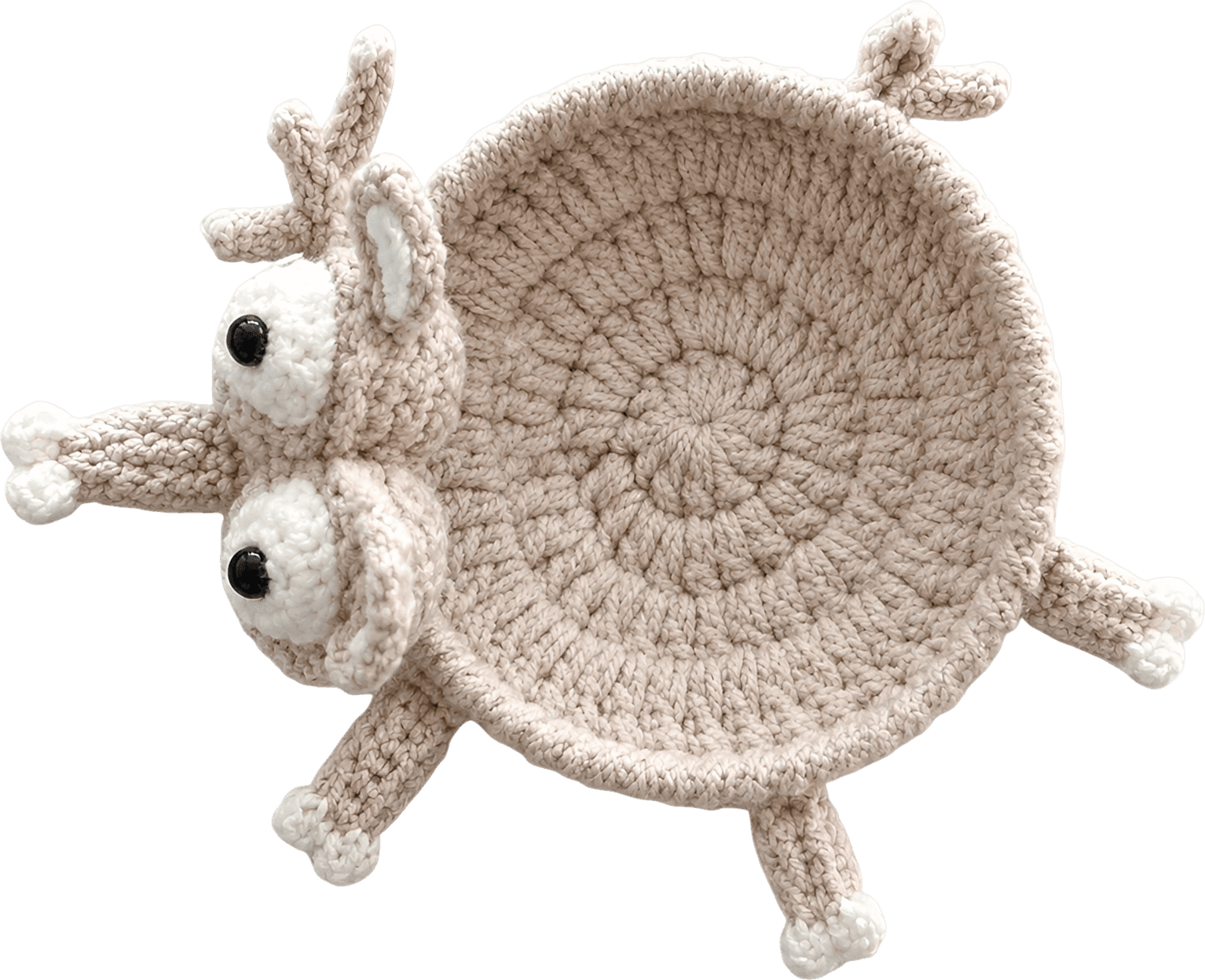 Funny 3D Crochet Animal Coasters