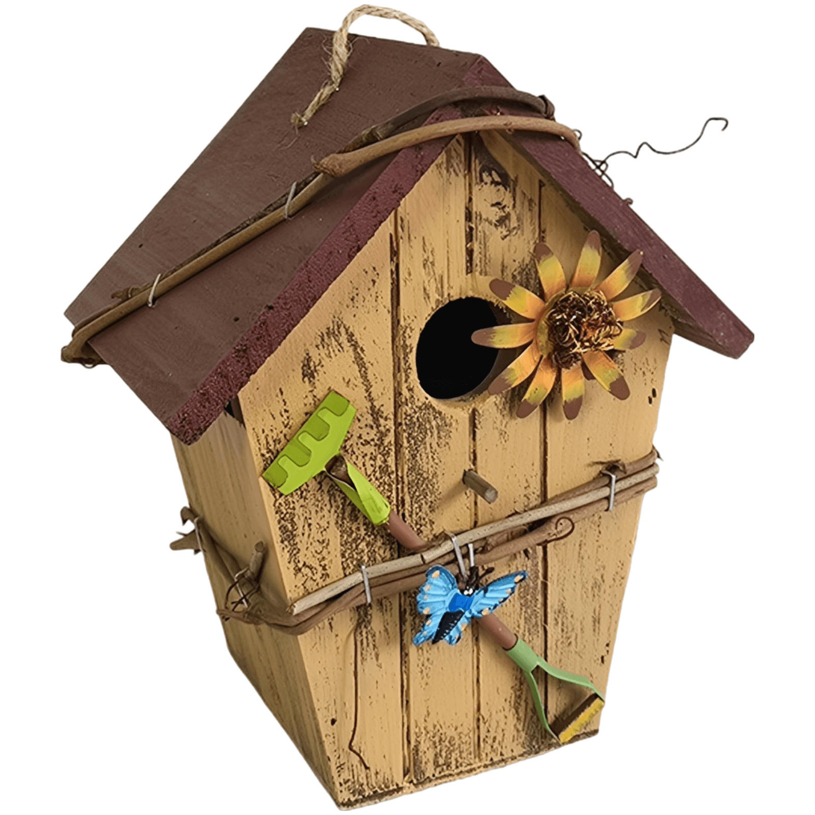 Rustic Cabin Decorative Birdhouse