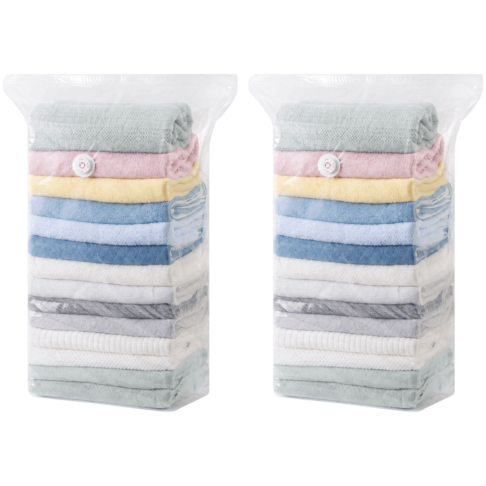 No-Pump 3D Vacuum Storage Bags