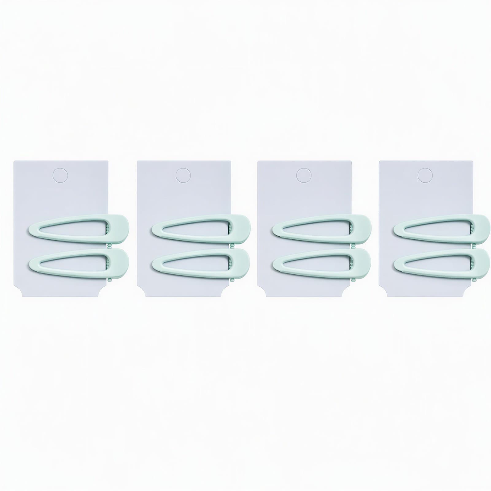 Teardrop Metal Hair Clips