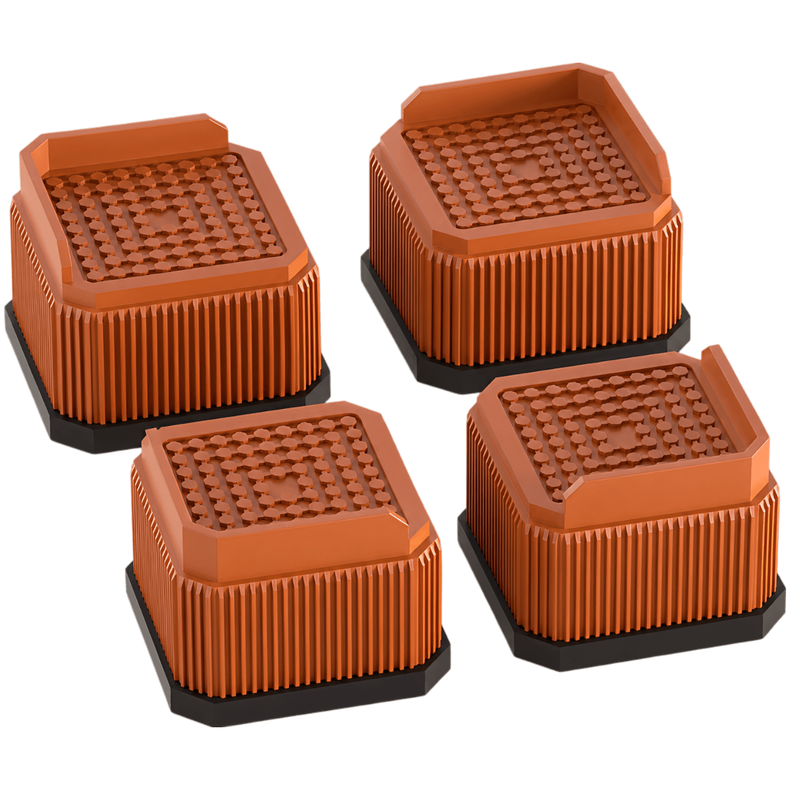 Heavy-Duty Bed Risers 4-Pack