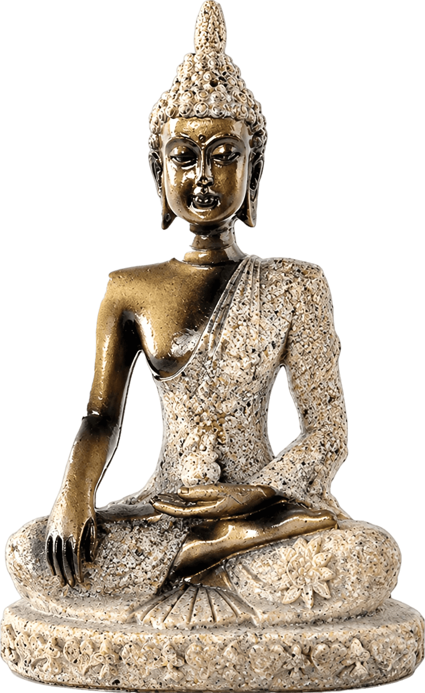 Southeast Asian Zen Buddha Figurine
