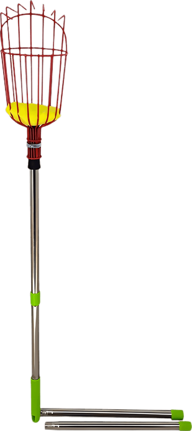 Telescoping Fruit Picker Pole with Basket