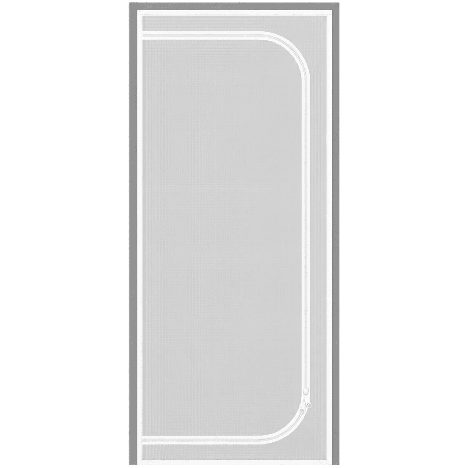 Cat Proof Screen Door with Zipper Closure