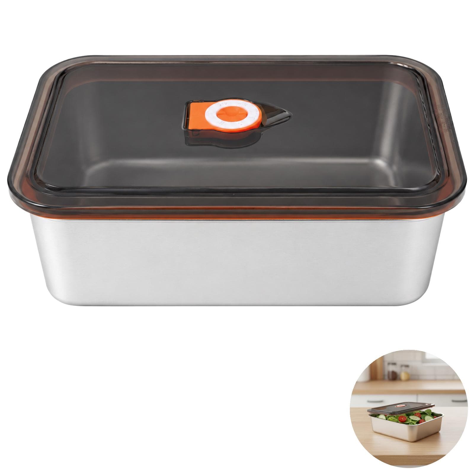 7-Piece Stainless Steel Food Container Set