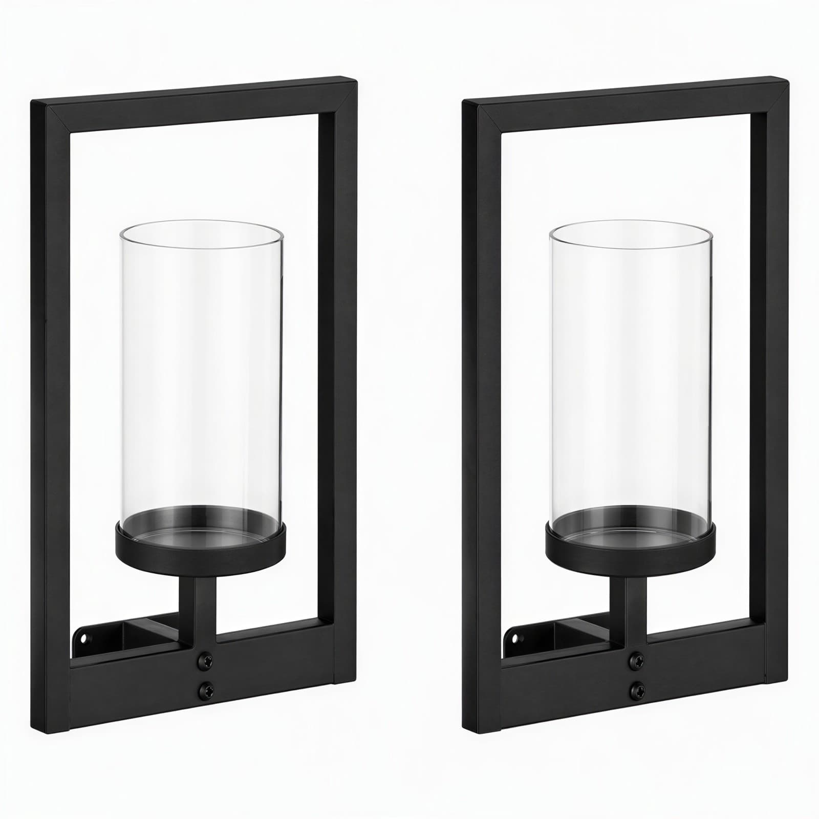 Modern Metal Wall Sconce Set