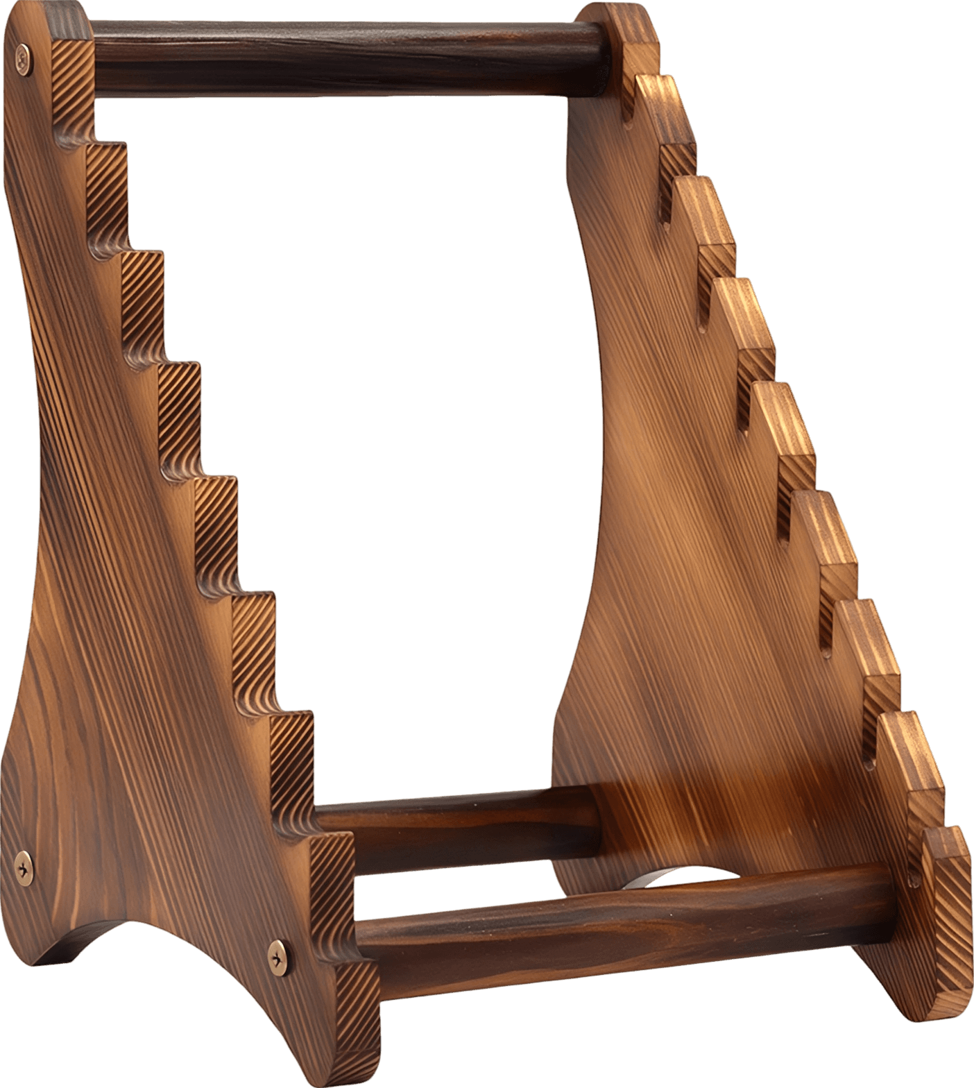 Premium Wooden Knife Display Stand