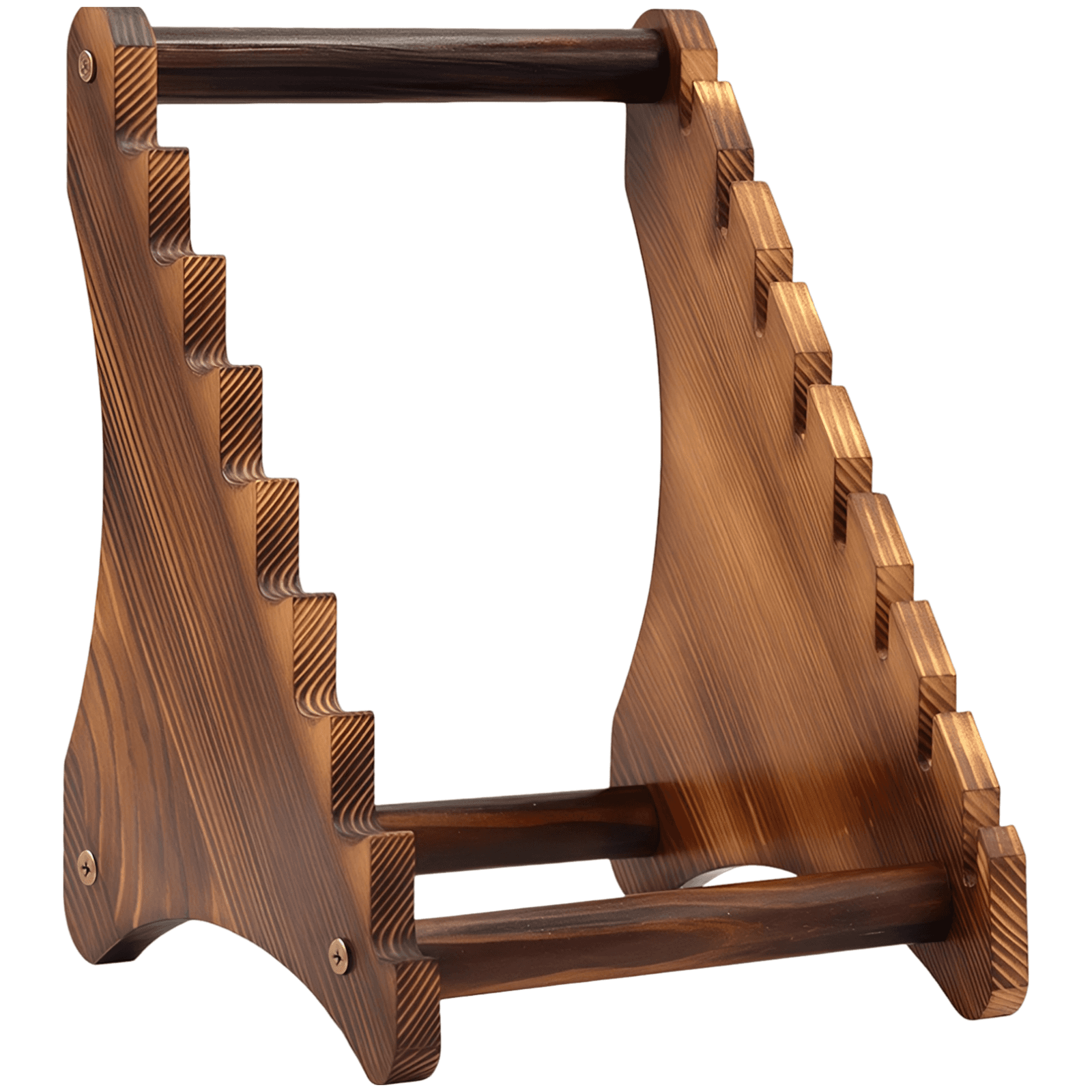 Premium Wooden Knife Display Stand