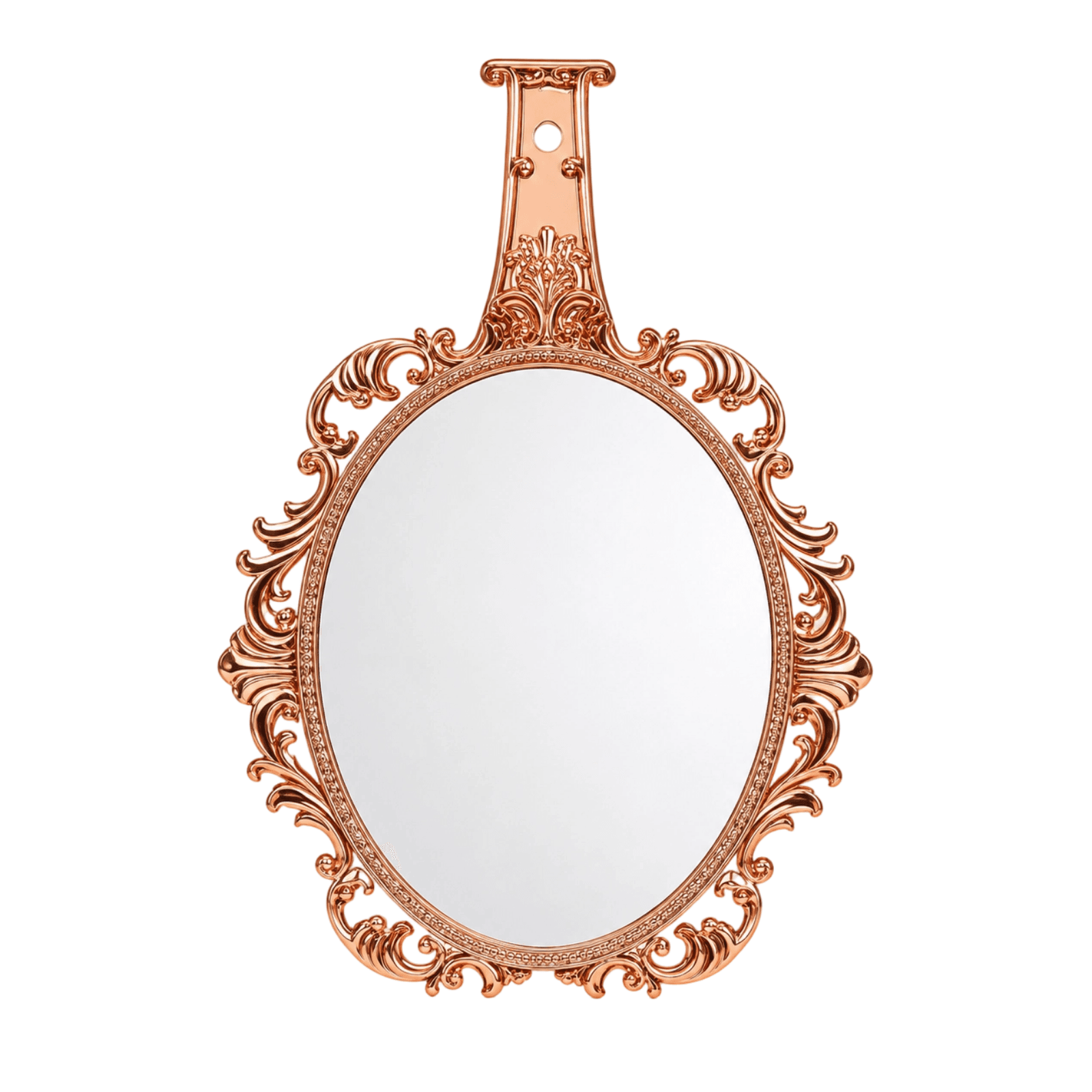 Vintage Electroplated Tabletop Mirror