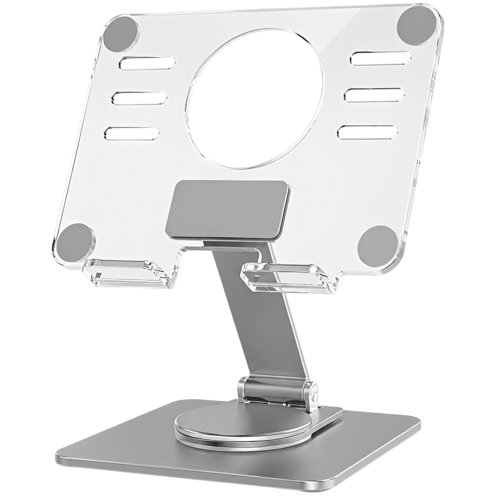 Desktop Tablet Stand with 360 Rotating Base