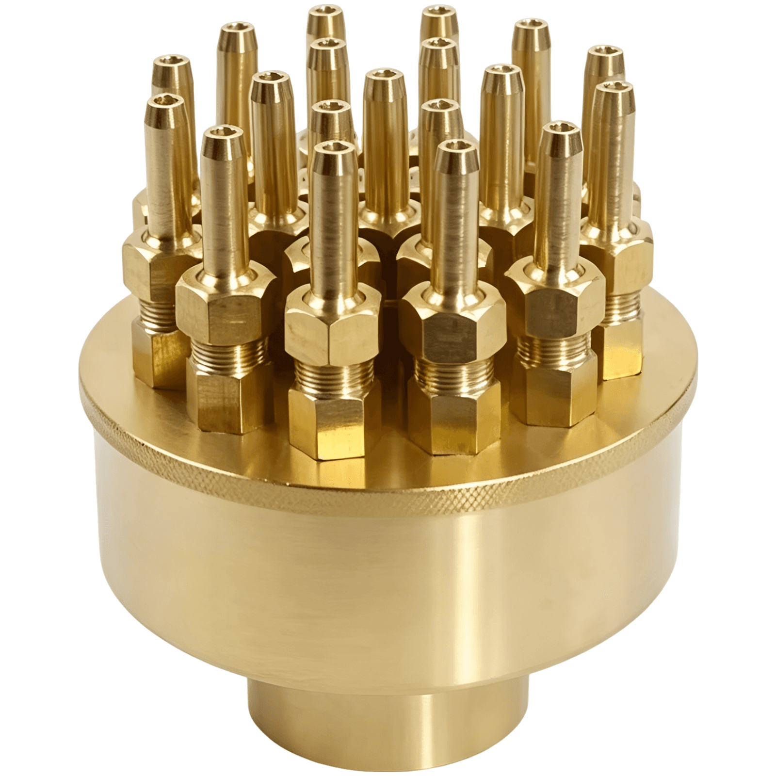 1.5" Brass Adjustable 3-Tier Fountain Nozzle