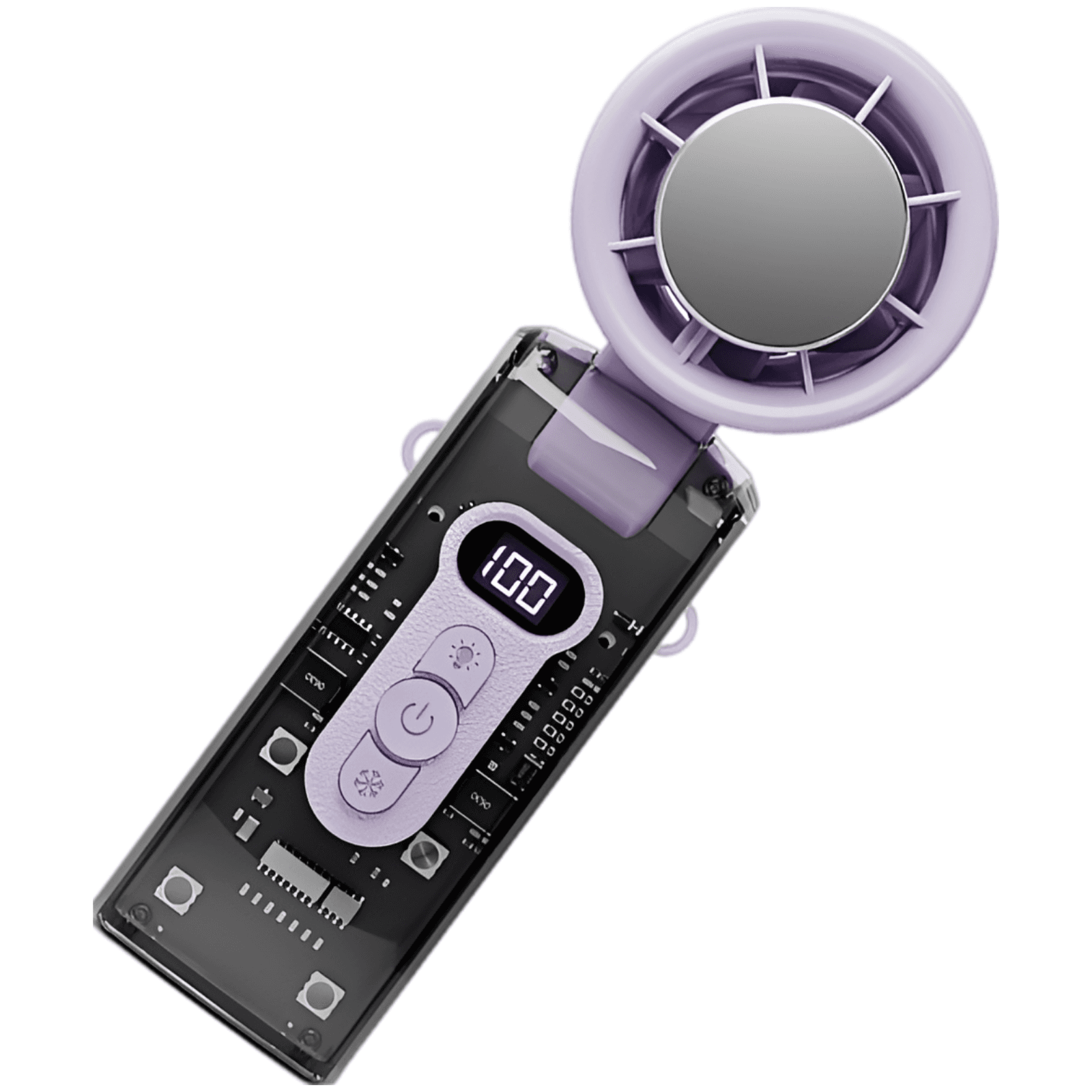 Futuristic Foldable Handheld Fan