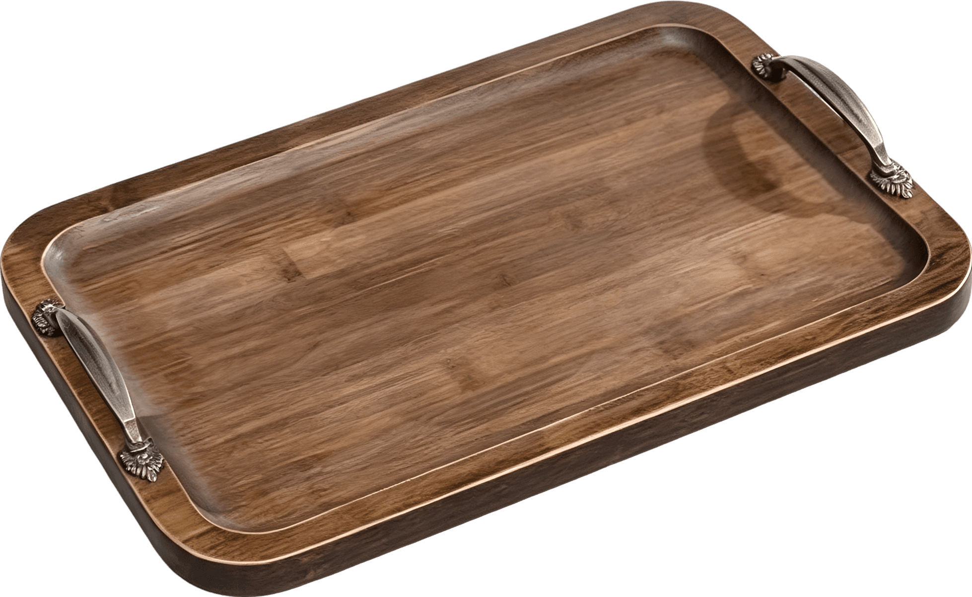 Antique Wood Serving Tray