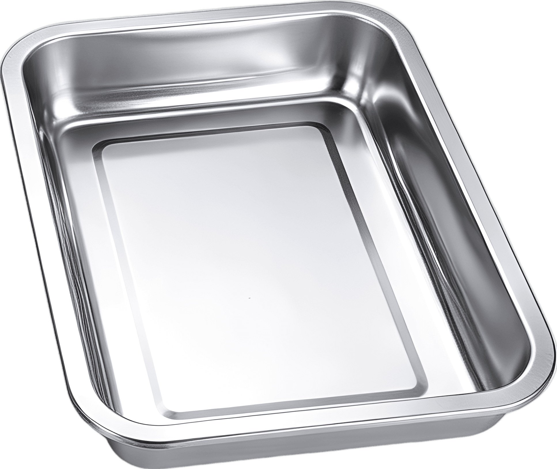 Stainless Steel Utility Tray with Removable Rack