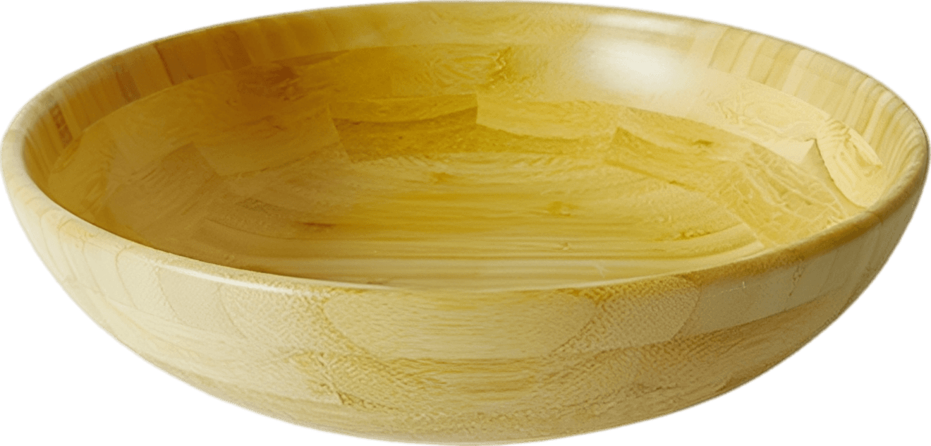 Large Japanese Wood Salad Bowl