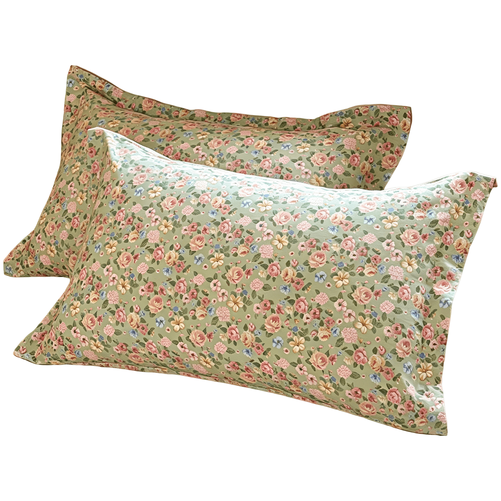 Cotton Floral Print Pillowcases