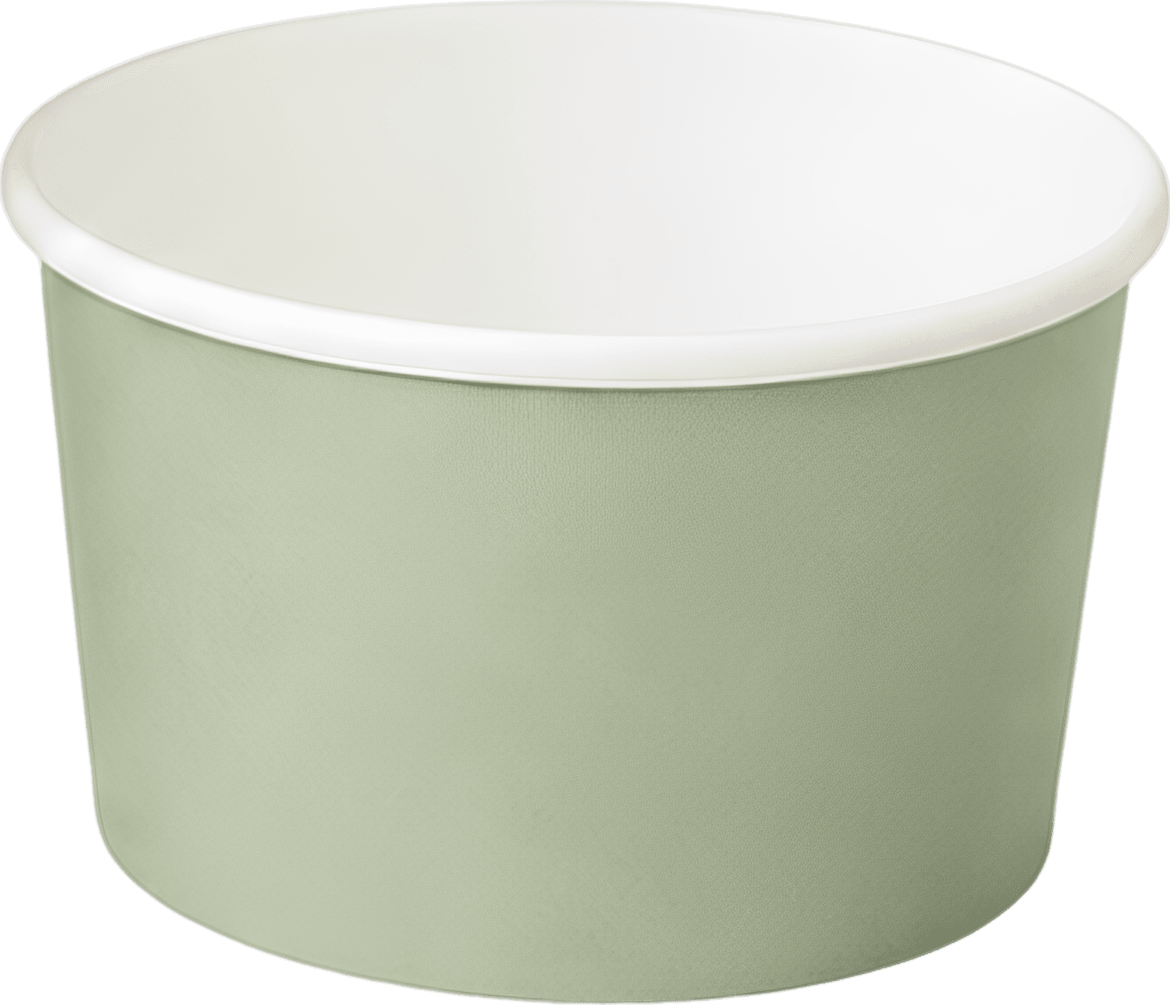 Disposable Gray Green Ice Cream Cups