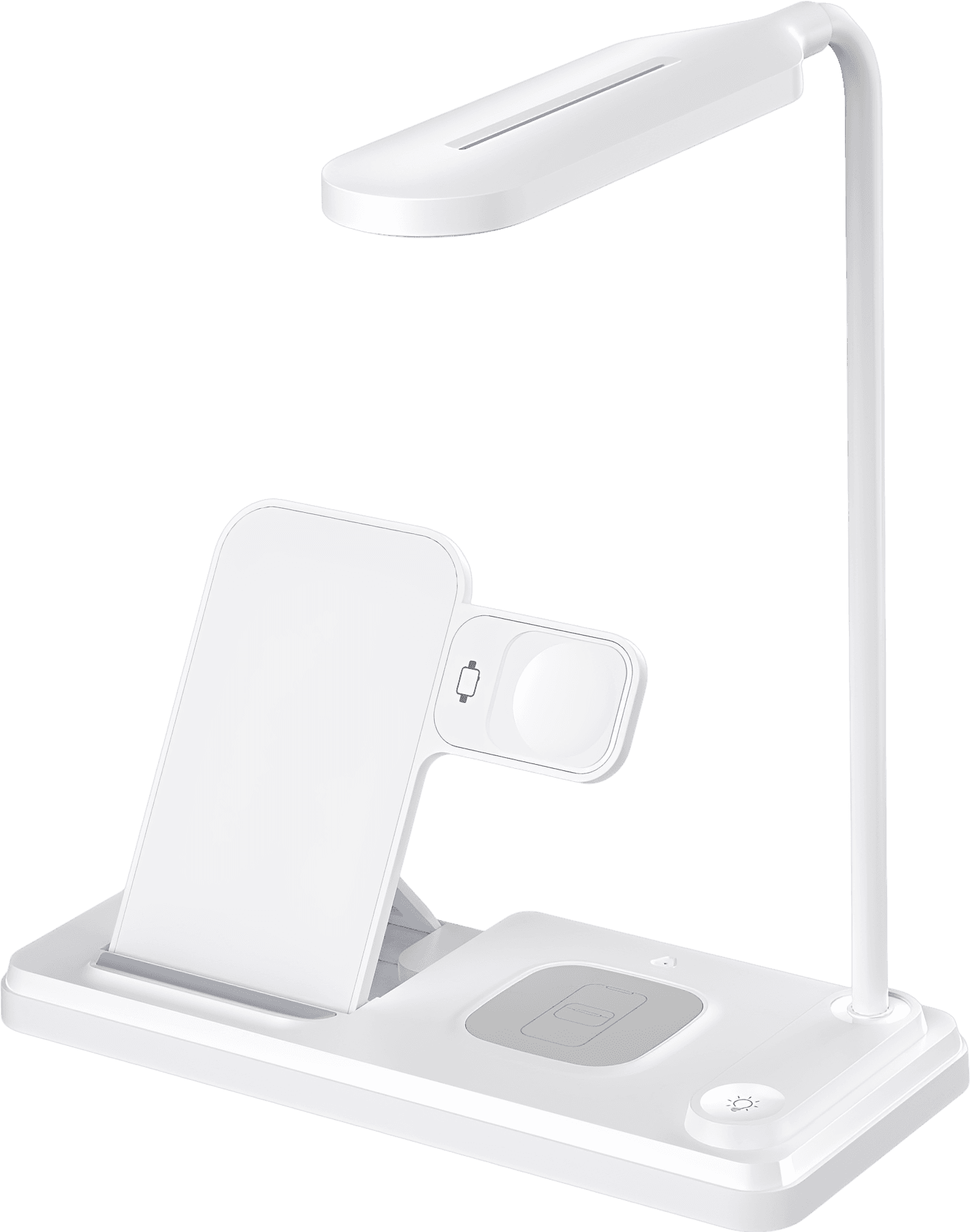 LED Desk Lamp with 3-in-1 Wireless Charging Station