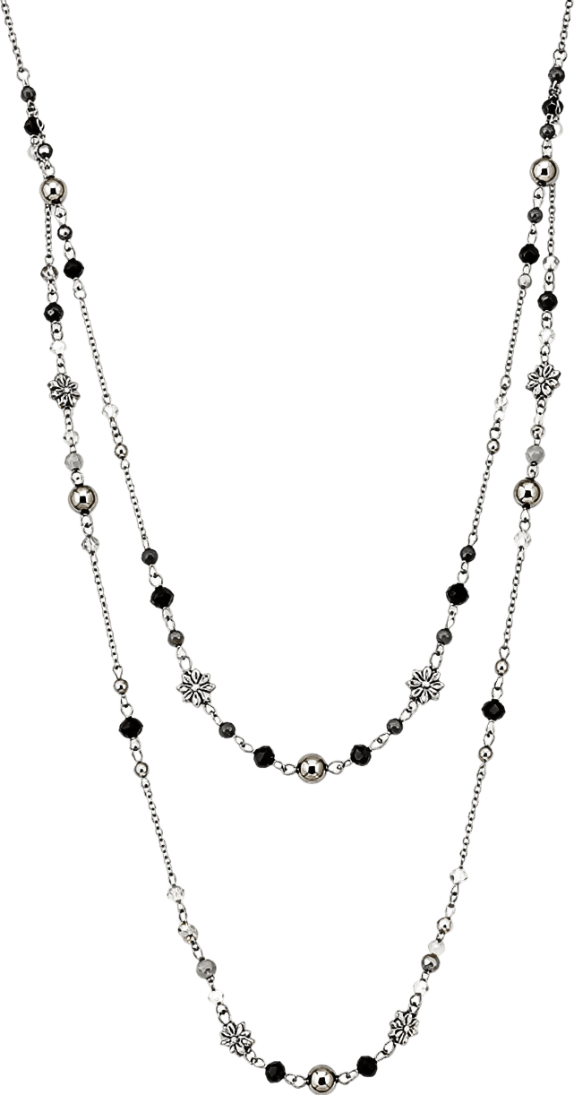 Vintage Boho Layered Flower Necklace