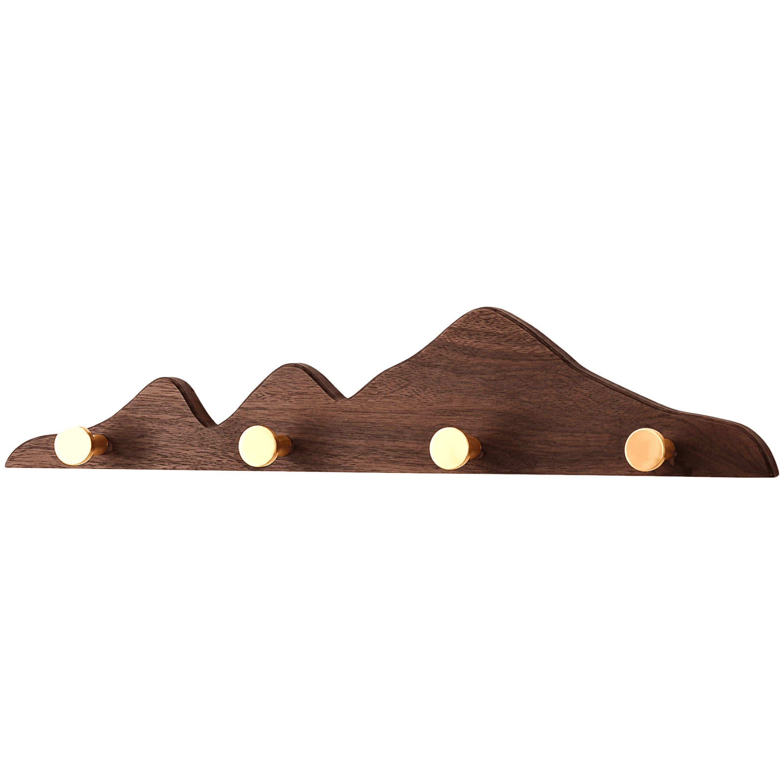 Modern Mountain Wooden Wall Hook Rack