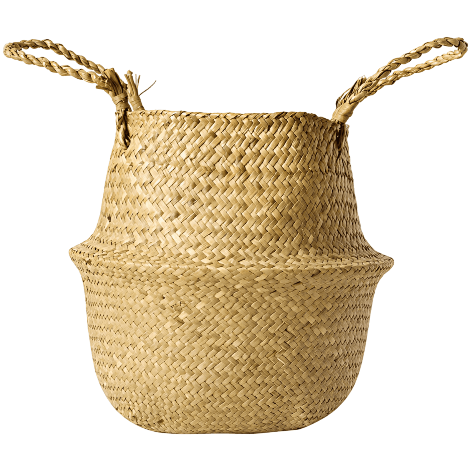 Natural Handwoven Seagrass Basket Set
