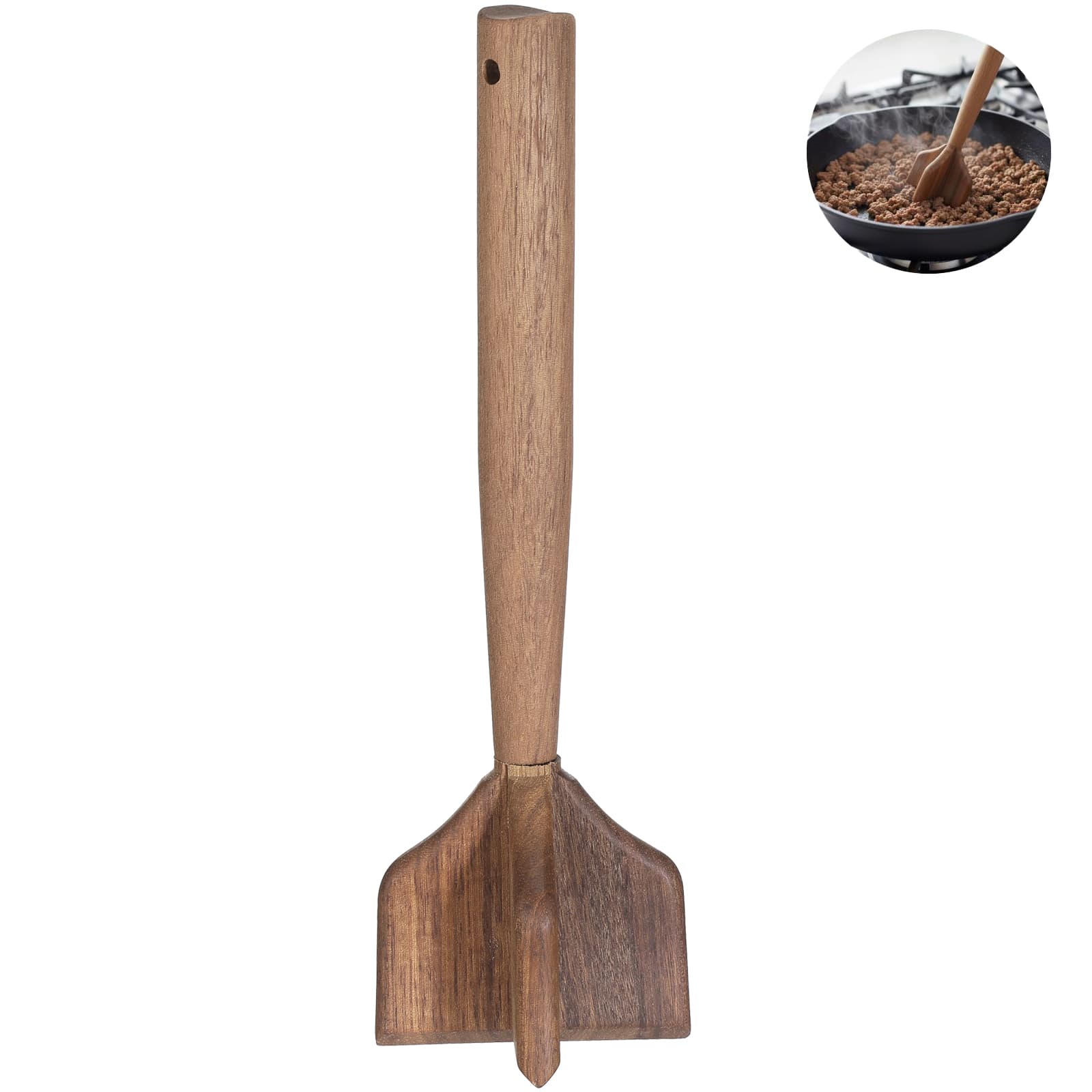 Premium Teak Wood Meat Chopper