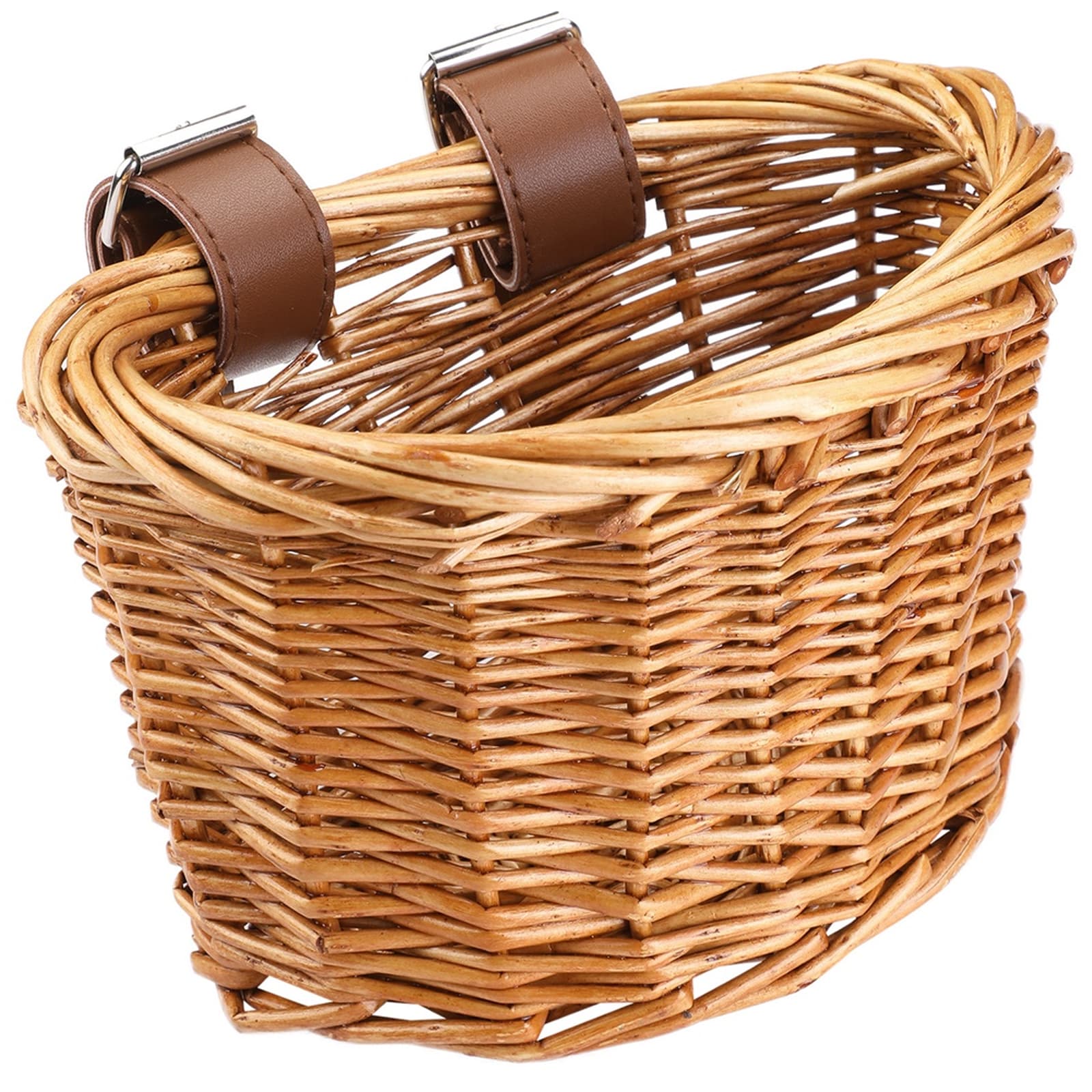 Kids Rattan Bicycle Basket