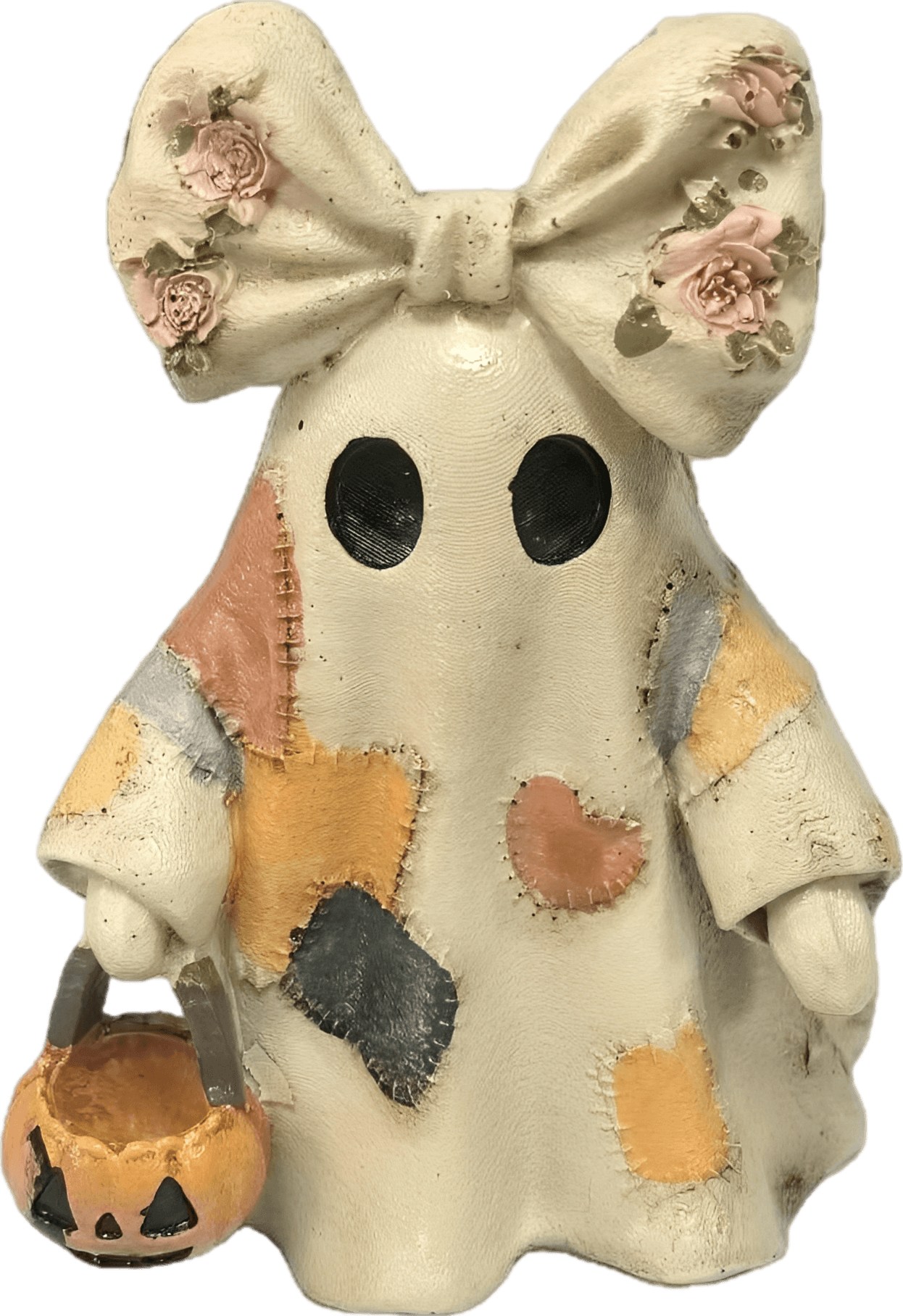Vintage Patchwork Ghost Decor