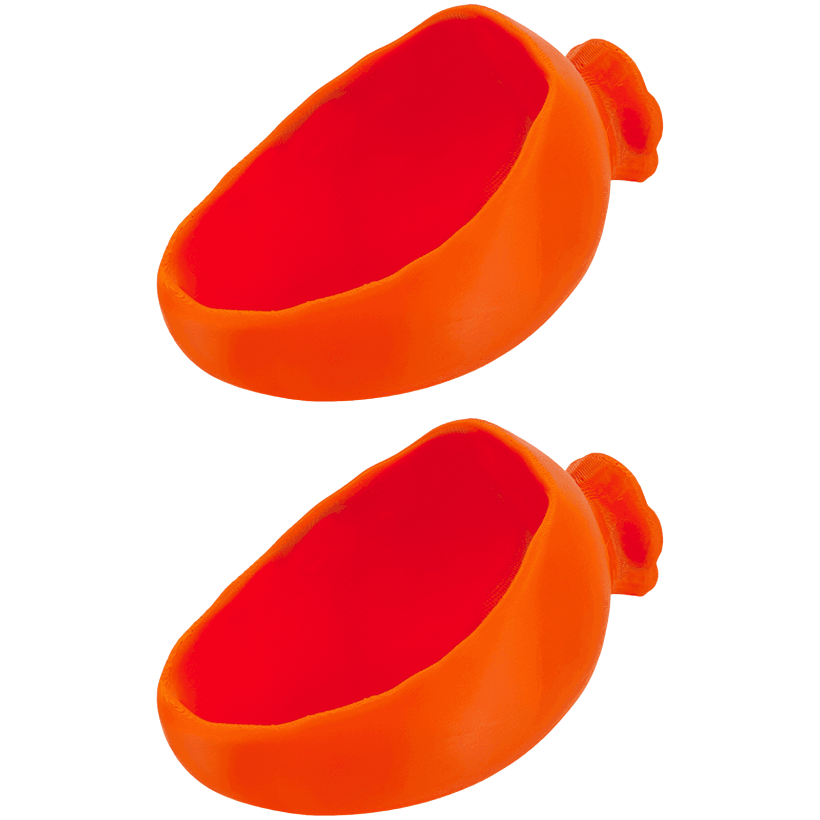 PETG Carrot Hamster Bowl 2-Pack