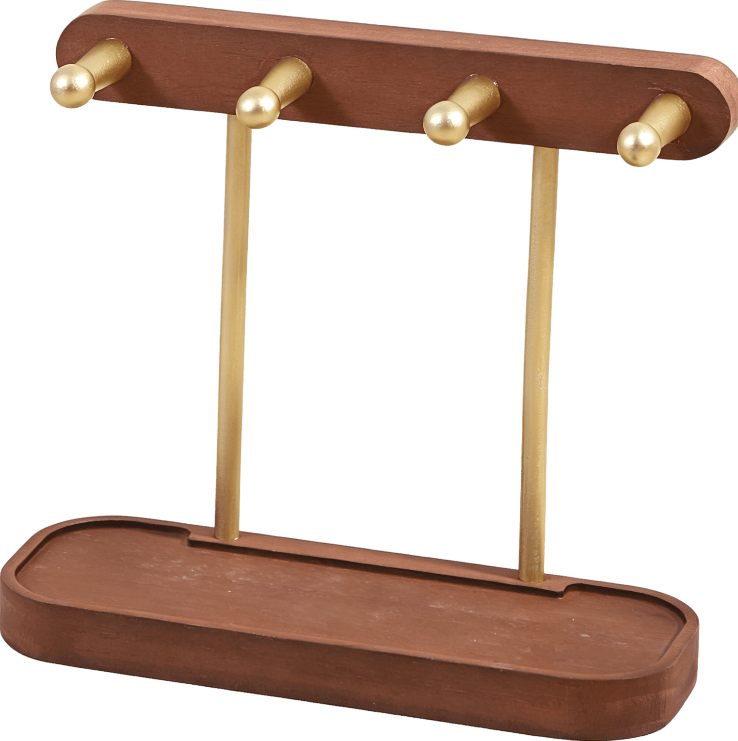 Walnut Entryway Key Holder