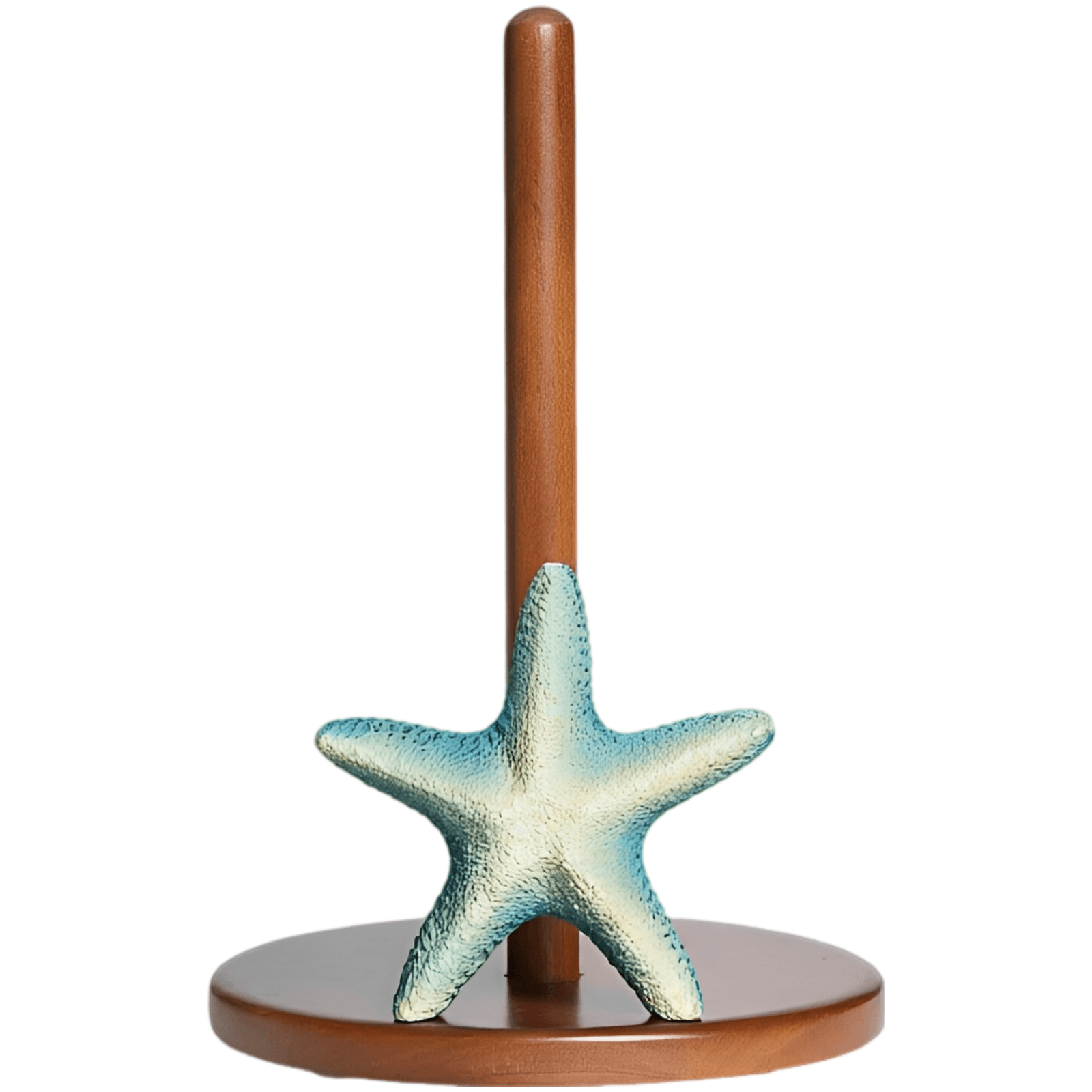 Coastal Starfish Wooden Paper Towel Holder