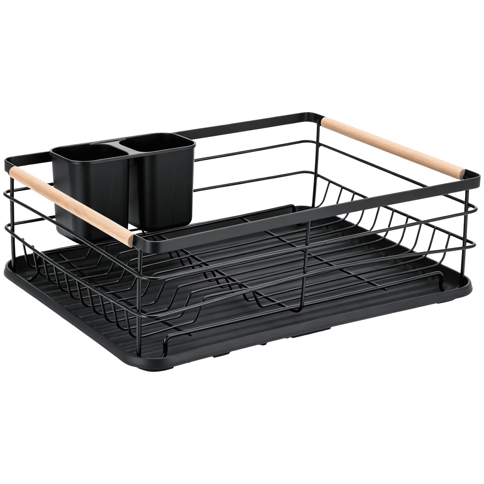 Single-Tier Metal Dish Drying Rack