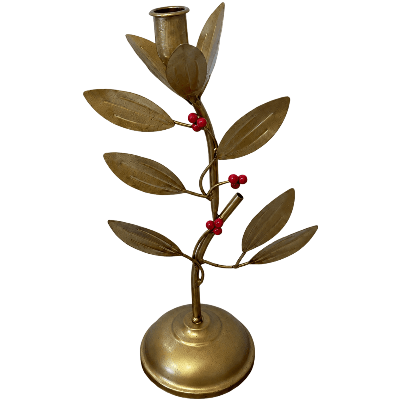 Golden Tree Branch Candle Holder