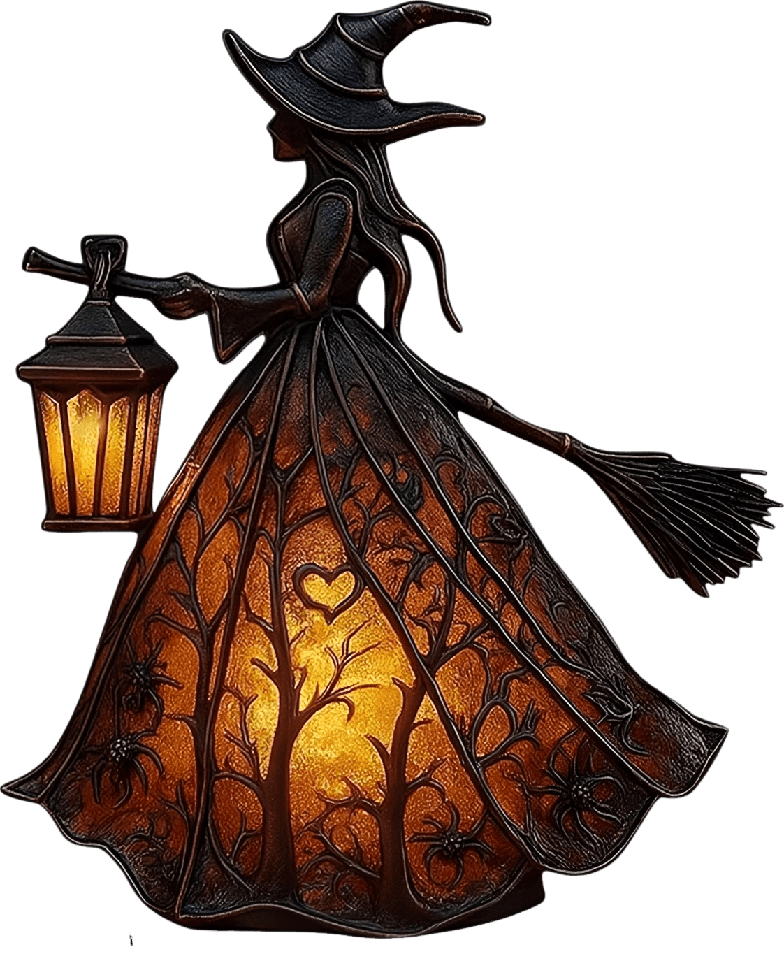 Gothic Witch Table Lamp