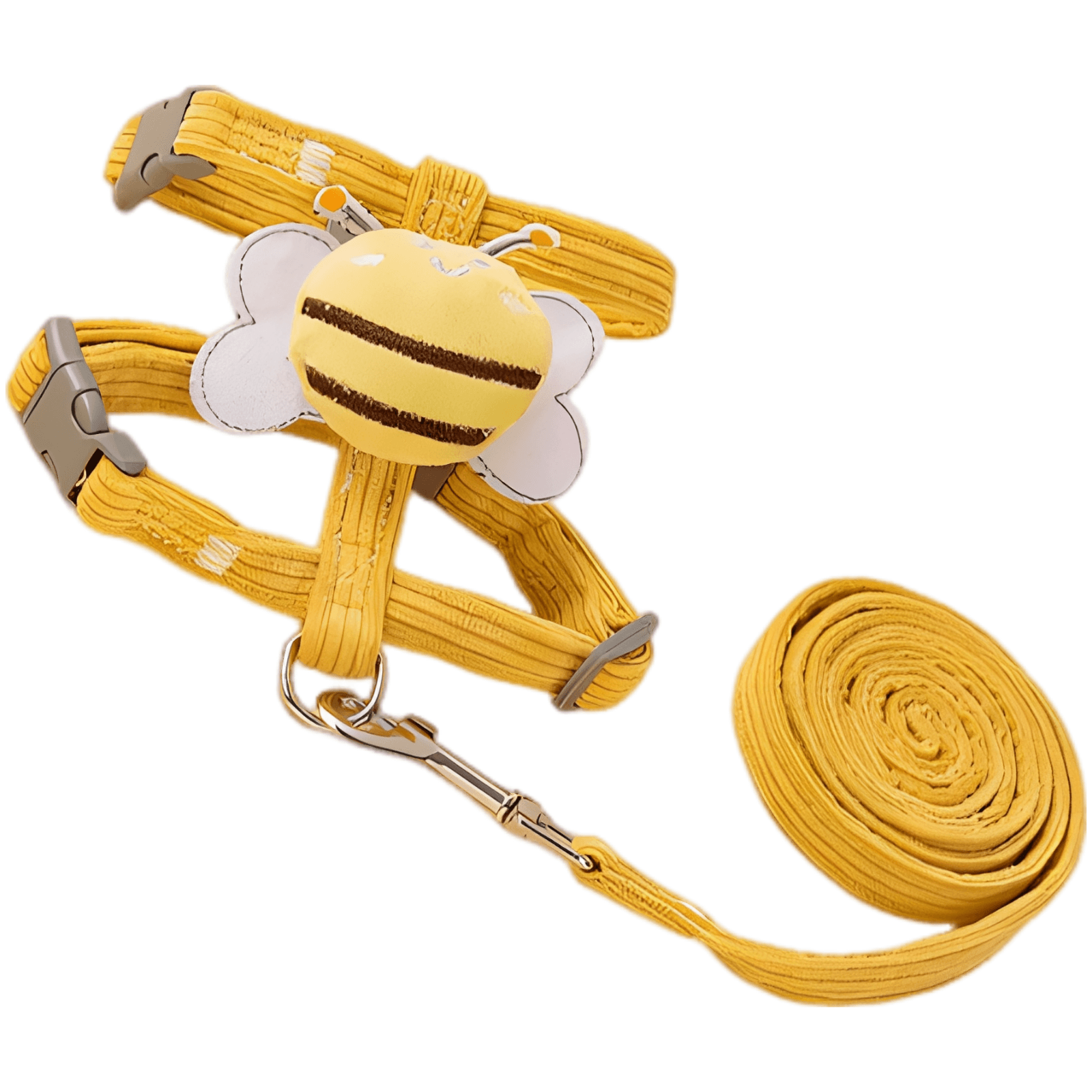 Bee Corduroy Dog Harness