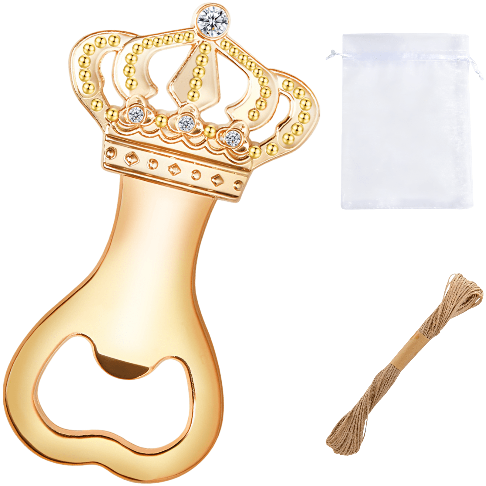 Crown Bottle Opener Favor Set