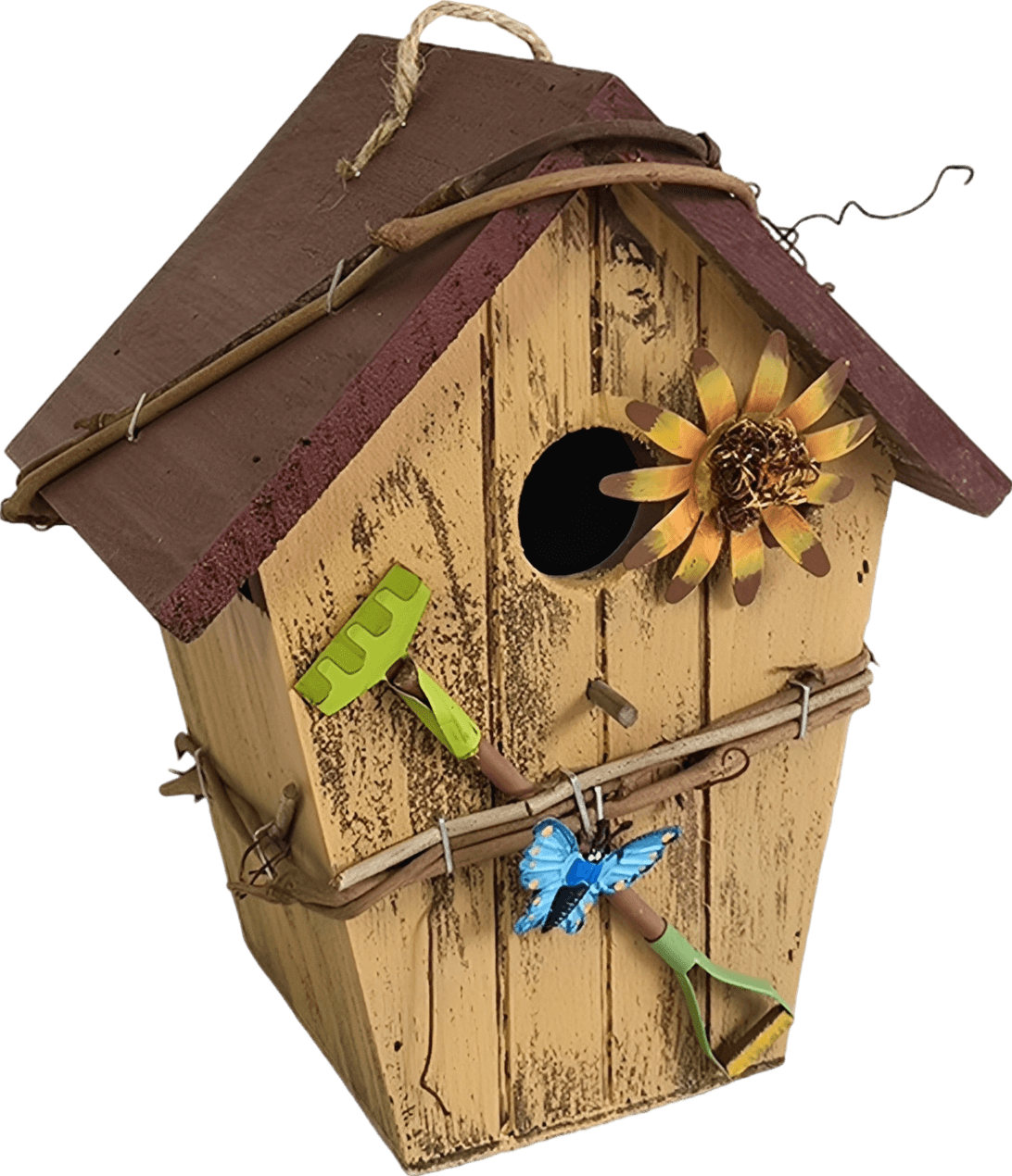 Rustic Cabin Decorative Birdhouse