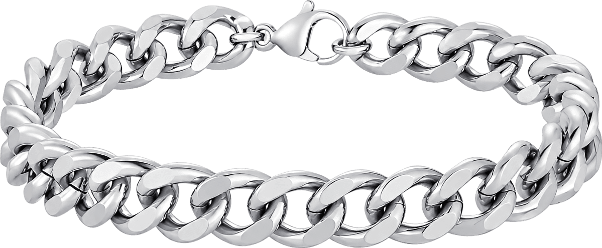 Romantic Couple Cuban Chain Bracelet Set